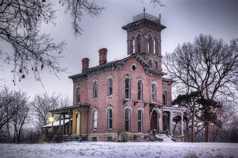 Kansas city haunted houses - The original mansion was built in 1887, 12 years after widow Margaret E. Kerstetter Cruise married a well known, successful attorney, John B. Scroggs. The location chosen on Splitlog’s Hill, offered a stellar view of both the Kansas and Missouri Rivers. Eugene, Margaret’s eldest son, died as a young man here.